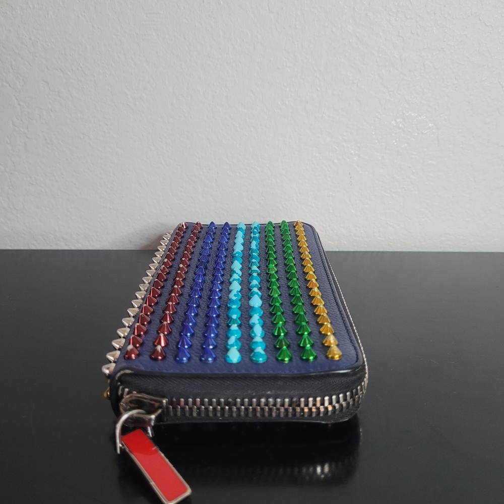 Christian Louboutin Panettone Long Wallet Multicolor Studs - Picture 4 of 15